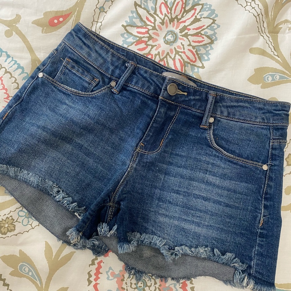 Black Label denim shorts